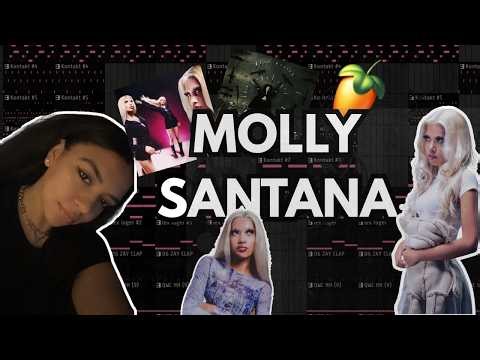 How to make BEAUTIFUL GLO BEATS for MOLLY SANTANA