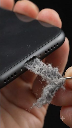 Tech Tip / Helpful: "Why Your iPhone Won't Charge 😱 (Quick Fix)" #7x7 #iphone