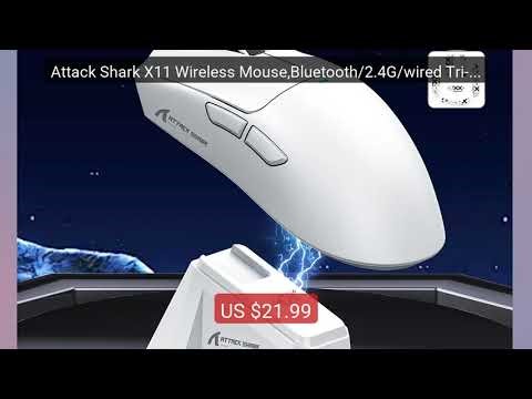 Attack Shark X11 Wireless Mouse,Bluetooth/2.4G/wired Tri-Mode... — Amazing Value 2026 | Must Have!