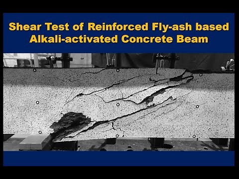 Shear test of reinforced fly-ash based alkali-activated concrete beam【CRIEPI】