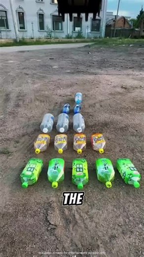 Challenge to Lift Bottles Outside JCB