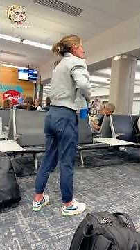 Airport Karen Screams at Gate and Misses Her Flight