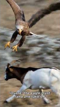 The Eagle's Impossible Catch: How They Hunt Goats on Vertical Cliffs