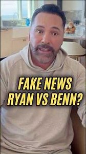 De La Hoya SHUTS DOWN Ryan vs Benn fight rumor