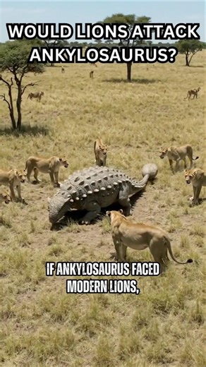 Would Lions Attack Ankylosaurus?