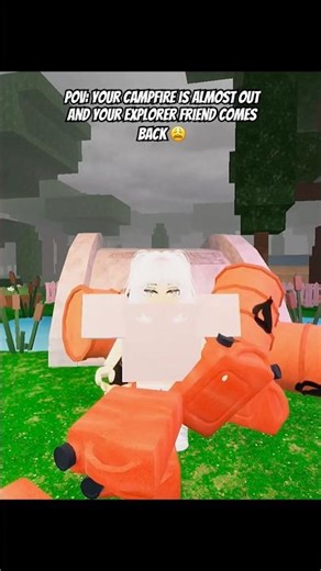 POV: Your Campfire Is Almost Out And Your Explorer Friend Comes Back 🤎🔥 99 Nights In The Forest ✨