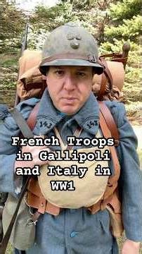 French Troops at Gallipoli and in Italy in WW1. #france #gallipoli #history #military #ww1 #italy