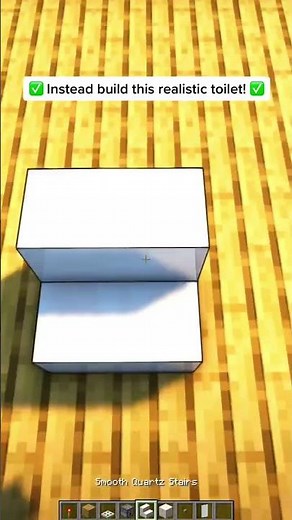 Working Toilet in Minecraft! #shorts