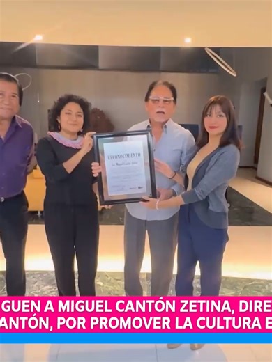 #VideoTH📹| 👏🎭 Don Miguel Cantón Zetina , director general de Grupo Cantón, recibió un reconocimiento por parte del Colectivo Tabasco Cultura por impulsar el arte y la educación en la entidad. #GrupoCantón👉tabascohoy.com #Tabasco #Villahermosa #fyp #parati #cultura