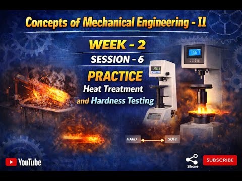 CME II 25ME21I Week 2 Session 6 Practice Hardeness Testing