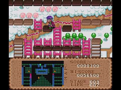 Lode Runner Twin: Justy to Liberty no Daibouken SNES All 100 Stages 60fps