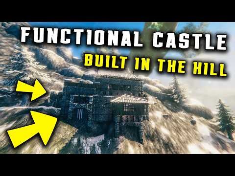 Built Into the Hill… But Fully Functional! | VALHEIM Castle