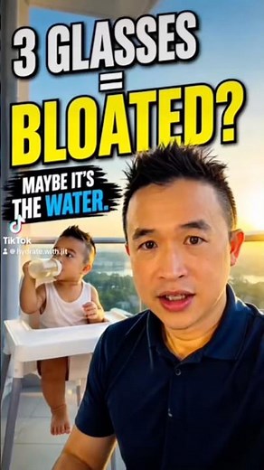 Bloated after drinking water? Maybe it is the water…