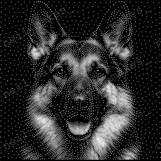 German Shepherd Dog Portrait Vector Image CNC Router Project / Laser Engraving File Download (svg, Dxf & Png Files) - Etsy