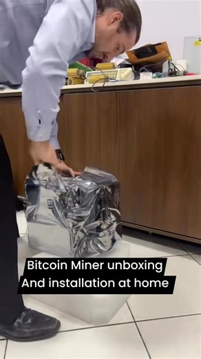 Bitcoin miner unboxing and installation at home mine. Thank you for your patronage. | Elite Mining Farm