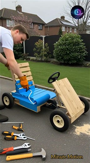 DIY Pallet Go-Kart Build 🏎️