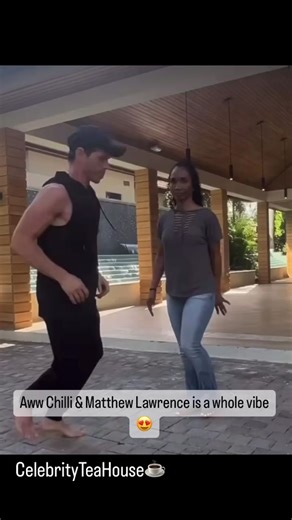 Chilli and Matthew Lawrence - Cute Dance Moment | TLC Celebrity Teahouse
