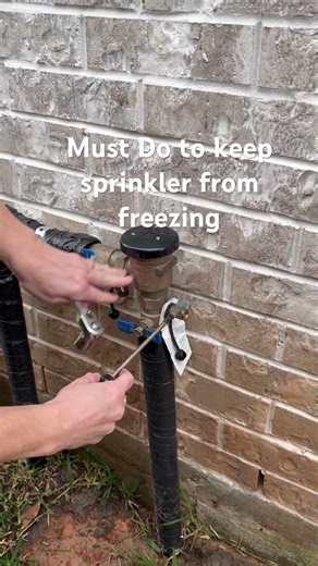 Sprinkler System Pre- Freeze MUST DO!