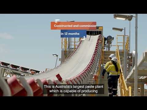 Kathleen Valley Paste Plant Construction Complete