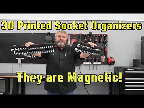 Magnetic 3D Printed Socket Organizers Customized For You