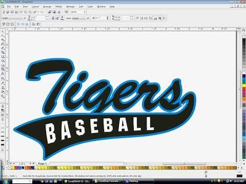 How to create athletic text with a tail in CorelDraw with Freelance Fridge
