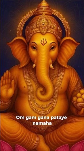 🕉️Instant Ganesha Blessing | 40s Powerful Mantra for Removing Obstacles #relax #ganesha