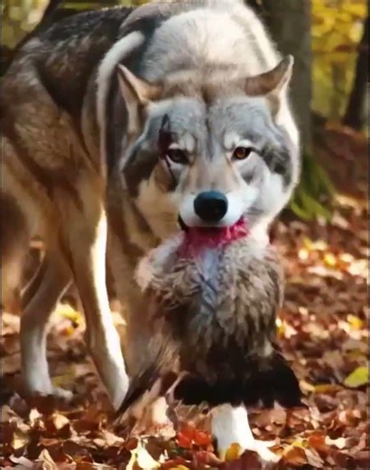 The Predator’s Instinct Wolf Encounter and the Cycle of Nature