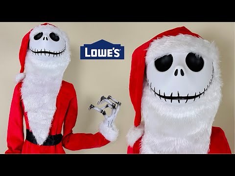 Jack Skellington Santa Animatronic 2025 Lowe’s Christmas Unboxing