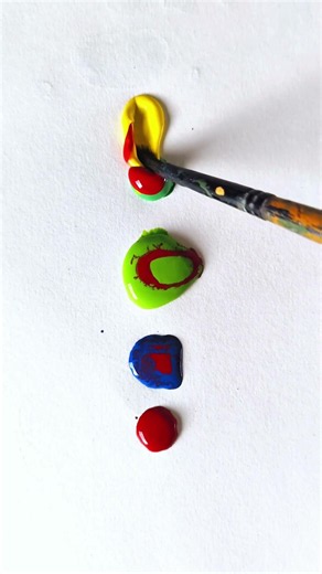 Colourfull Bubble Mixing 😆 #art #colour #satisfying