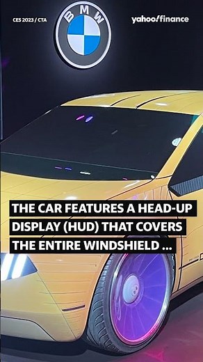 New BMW concept car changes colors and smiles