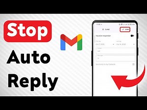 How To Stop Auto Reply On Gmail (Updated)