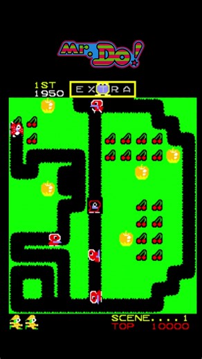 Mr.Do! Level 01 – Classic Arcade Gameplay#shorts