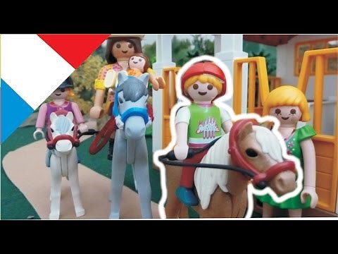 Playmobil en francais Lena à Cheval - La Famille Hauser film pour enfants