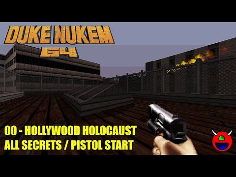 Duke Nukem 64 (RedNukem) - 00 Hollywood Holocaust - All Secrets