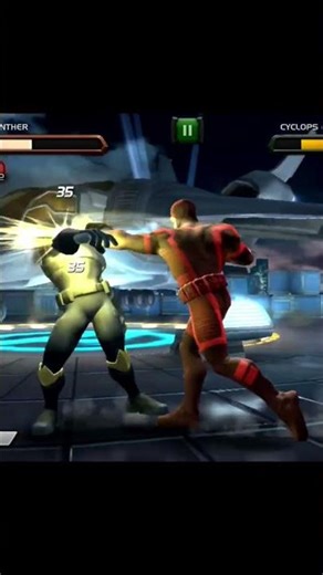 Black Pantera and Cyclops who wins? 😨😱 Battle v/s #marvelgame #spiderman #marvelhero #marvel #epic