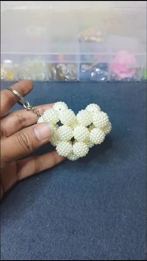 ❤️ DIY Beaded Heart Keychain Tutorial | Easy Handmade Keychain