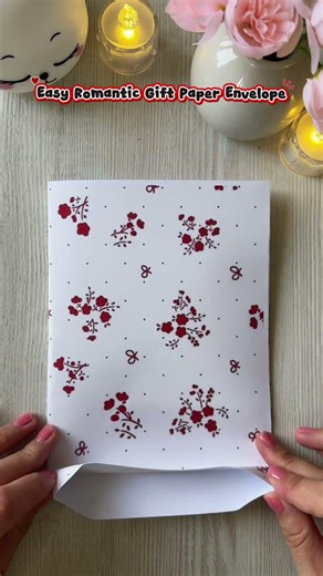 Easy Romantic Gift Paper Envelope