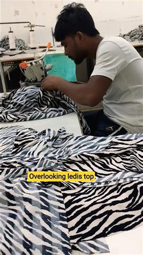 Overlocking is a sewing technique used to finish the #garments #sewing #shorts #shortsfeed