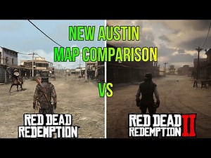 RDR1 vs RDR2 - New Austin Map Comparison