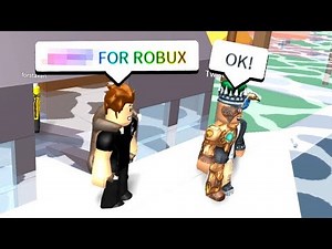 I MADE HIM DO THIS FOR ROBUX.. (Roblox)