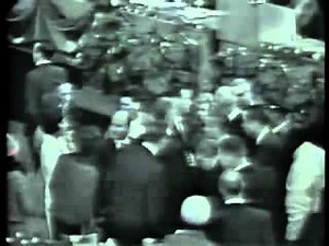 Walter Cronkite announces death of JFK