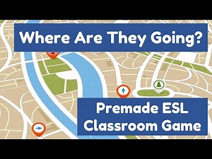 Where Are They Going? | They Are Going To... | Places | Premade ESL Classroom Game