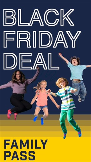 🖤 𝗢𝘂𝗿 𝗕𝗘𝗦𝗧-𝗘𝗩𝗘𝗥 𝗳𝗮𝗺𝗶𝗹𝘆 𝗱𝗲𝗮𝗹 𝗵𝗮𝘀 𝗹𝗮𝗻𝗱𝗲𝗱! 🤑 Save BIG on Family Fun with our Black Friday offer! Grab the whole gang and jump into joy with our 𝗙𝗮𝗺𝗶𝗹𝘆 𝗣𝗮𝘀𝘀 𝟲𝟬 — for only £𝟯𝟰.𝟵𝟵! That’s 60 minutes of pure, high-energy fun for your entire family to leap, bounce, and create unforgettable memories together. Make us 𝘠𝘖𝘜𝘙 happy place to jump, laugh, and celebrate family time! 👪 Don’t miss out — jump in today and let the fun take flight 👉 https://airho