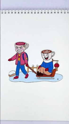 Snow ☃️ Italian Brainrot Sticker Book DIY Paper #fyp #stickerbook #papercraft #diy #sticker