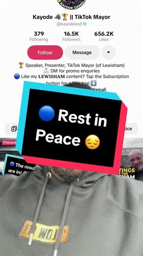 🔵 He was so loved in the borough, RIP Levi Mullings #Lewisham 🙏🏿