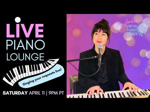 LIVE Virtual Piano Bar - Sat. April 11th | Playing and singing your song requests live!
