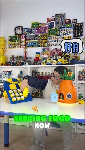 🚂🍔😋 lego train food delivery Dad is Hungry! Express Train to the Rescue! #LegoCity #TrainSet #Fun