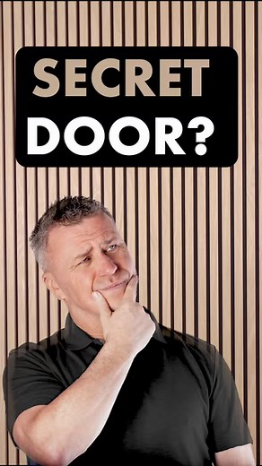 How to Install a Hidden Door with Wood Panelling | #60seconddiy #DIY #UK #HowTo #Tips #Tricks #Trade #Secret #Door #Install #Guide #Liverpool #Tools #Quick #Easy #Modern #Trendy #Wow #OMG #Transformation #InteriorDesign #HomeDecor #Makeover #Acoustic #Wall #Panel #MrandMrsDIY | Mr and Mrs DIY