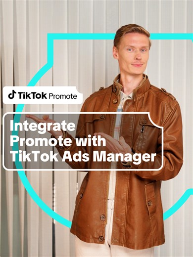 Integrate Promote with TikTok Ads Manager