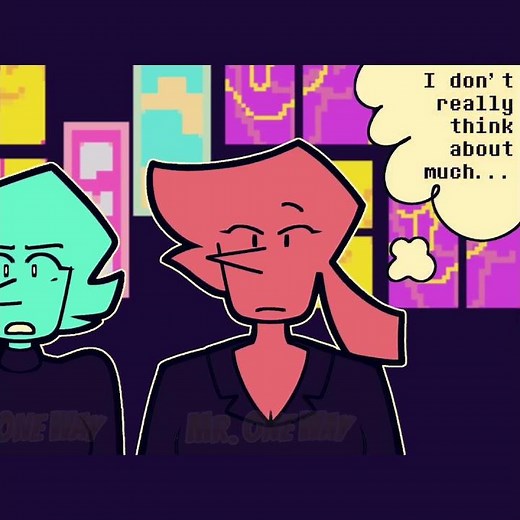 just this once, ill have a thought (deltarune addison ocs) #deltarune #animation